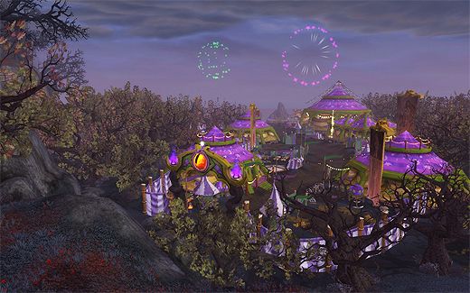 View overlooking the Faire.