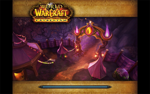 Loading screen for the new Darkmoon Faire.